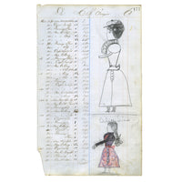 Carlotta M. Huse, Untitled (177-178), Double-sided Drawing