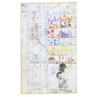 Carlotta M. Huse, Untitled (185-186), Double-Sided Drawing