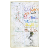 Carlotta M. Huse, Untitled (185-186), Double-Sided Drawing