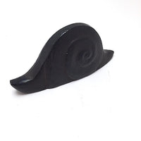 Asian Modern Cast Iron Snail Sculpture
