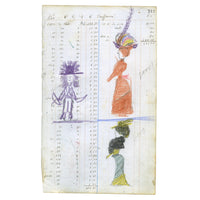 Carlotta M. Huse, Untitled (241-242), Double-sided Drawing