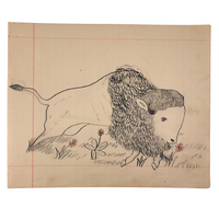 Wayne B. Blouch, Untitled (Bison)