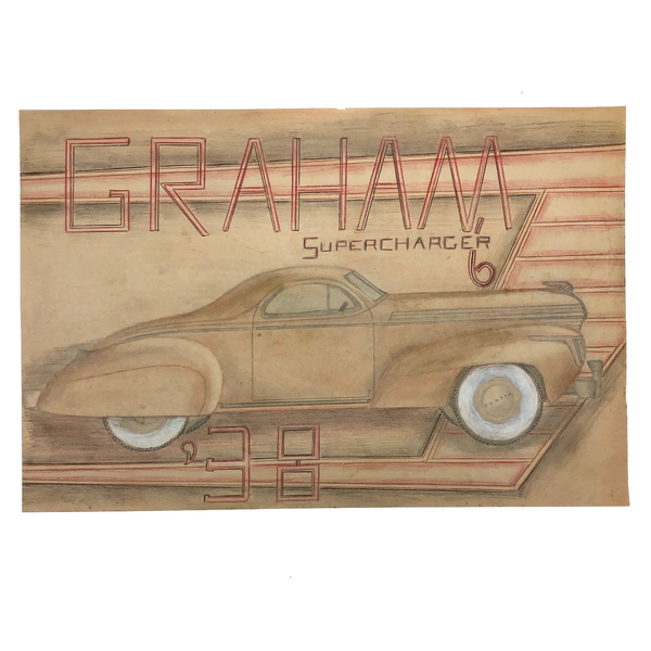 1938 Graham Supercharger, from J.T. Garvin's "Wildfire" Portfolio, 1969-70