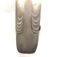 SOLD Handsome Presumed English Hand-carved White Pigeon Decoy on Burl