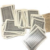 Beautiful and Rare 1920 "Game of Rainbow" Card Game, Complete Deck of 56 with Key