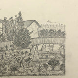 Elton.S. Durkee 1884 Sketchbook Featuring Oregon Estates