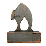 Large, Lead Weighted Old Carnival Knock Down Cat