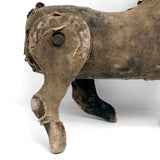 Fantastic Antique Wood and Cloth Punch and Judy Horse Marionette