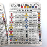 Beautiful and Rare 1920 "Game of Rainbow" Card Game, Complete Deck of 56 with Key