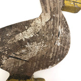 Sweet Old Wooden Duck on Post with Extreme Alligator Paint