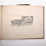Elton.S. Durkee 1884 Sketchbook Featuring Oregon Estates