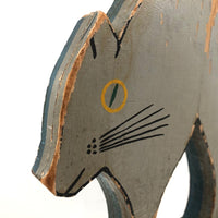 Large, Lead Weighted Old Carnival Knock Down Cat