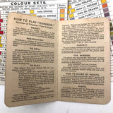 Beautiful and Rare 1920 "Game of Rainbow" Card Game, Complete Deck of 56 with Key