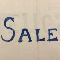 C. 1912 Chicks for Sale / W. F. Fancher Athletics Illustration