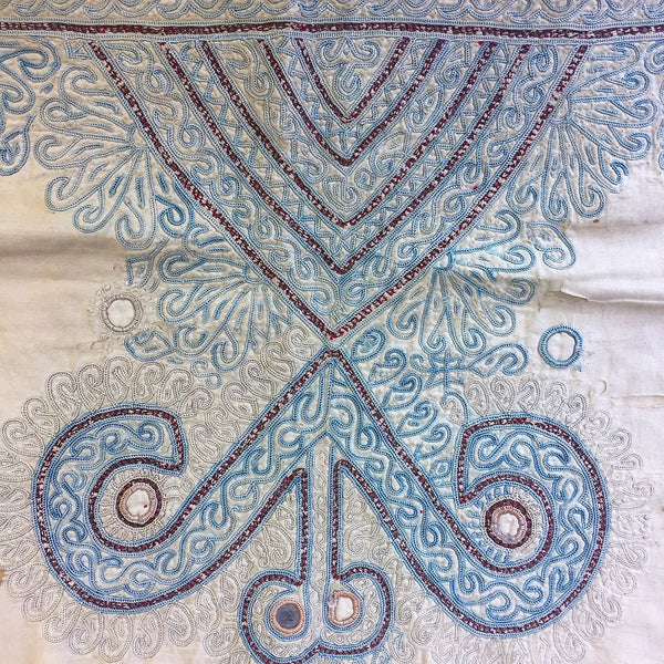 Deconstructed Antique Afgani Hand Embroidered Sleeves - A Pair