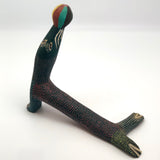 Fabulous Carved and Painted Wooden Sculpture of Seal or Sea Lion Balancing Ball