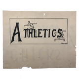C. 1912 Chicks for Sale / W. F. Fancher Athletics Illustration