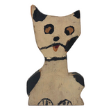 Crazy Dog Folk Art Doorstop