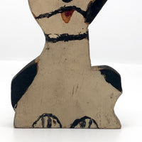 Crazy Dog Folk Art Doorstop