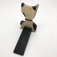 Crazy Dog Folk Art Doorstop