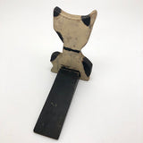 Crazy Dog Folk Art Doorstop