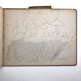 Elton.S. Durkee 1884 Sketchbook Featuring Oregon Estates