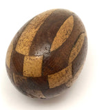 Well Worn Antique Treen Stickware Darning Egg
