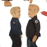 Antique Crandall's District School Set (Without Bases, But Fabulous)