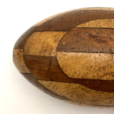 Well Worn Antique Treen Stickware Darning Egg