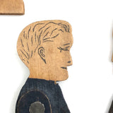 Antique Crandall's District School Set (Without Bases, But Fabulous)