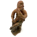 Curious Clay Thinking Man