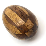Well Worn Antique Treen Stickware Darning Egg