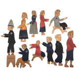 Antique Crandall's District School Set (Without Bases, But Fabulous)