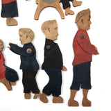 Antique Crandall's District School Set (Without Bases, But Fabulous)