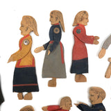 Antique Crandall's District School Set (Without Bases, But Fabulous)