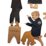 Antique Crandall's District School Set (Without Bases, But Fabulous)