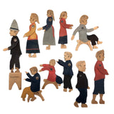 Antique Crandall's District School Set (Without Bases, But Fabulous)