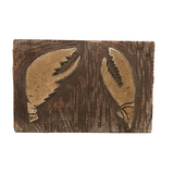 Lobster Claws Hand-carved Linoleum Print Block