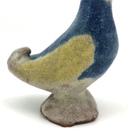 Signed Vintage Redware Pottery Duck