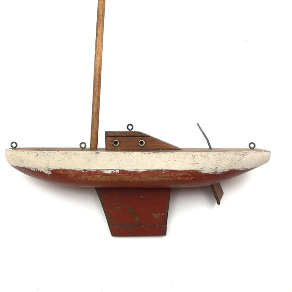Vintage toy sailboat shop