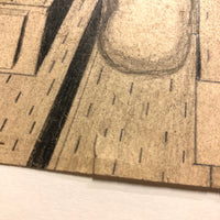 Aerial Perspective Drawing of Skyscrapers by Phyllis Myrick, 1964