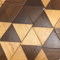 Wooden Parquetry Set in Slide Top Box