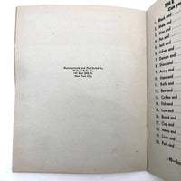 Fun, Rare, The Pastime Digest Vol. 4, c. 1940s Salvation Army Activities Book
