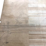 Antique British Ink and Watercolor Diagram of Earth Strata, Laminated