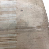 Antique British Ink and Watercolor Diagram of Earth Strata, Laminated