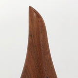 Mid-Century Modern Teak Wood Bud Vase