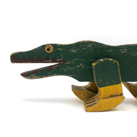 Sweet Old Wooden Crocodile