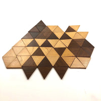 Wooden Parquetry Set in Slide Top Box