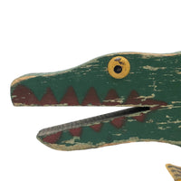 Sweet Old Wooden Crocodile