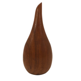 Mid-Century Modern Teak Wood Bud Vase